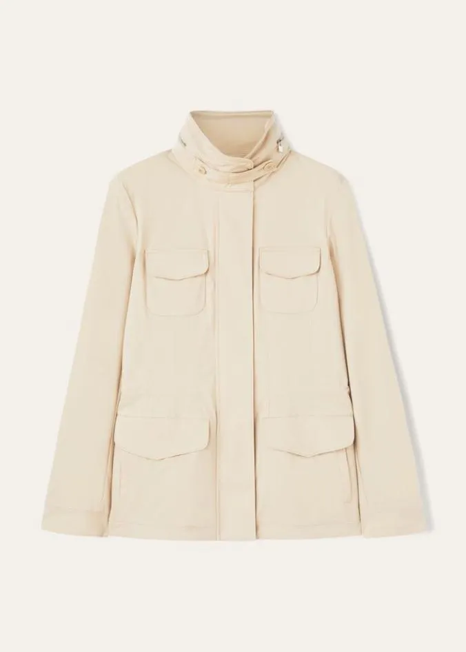 Loro Piana Outerwear Windmate Traveller Jacket Dark Lichen Green 8211 Woman