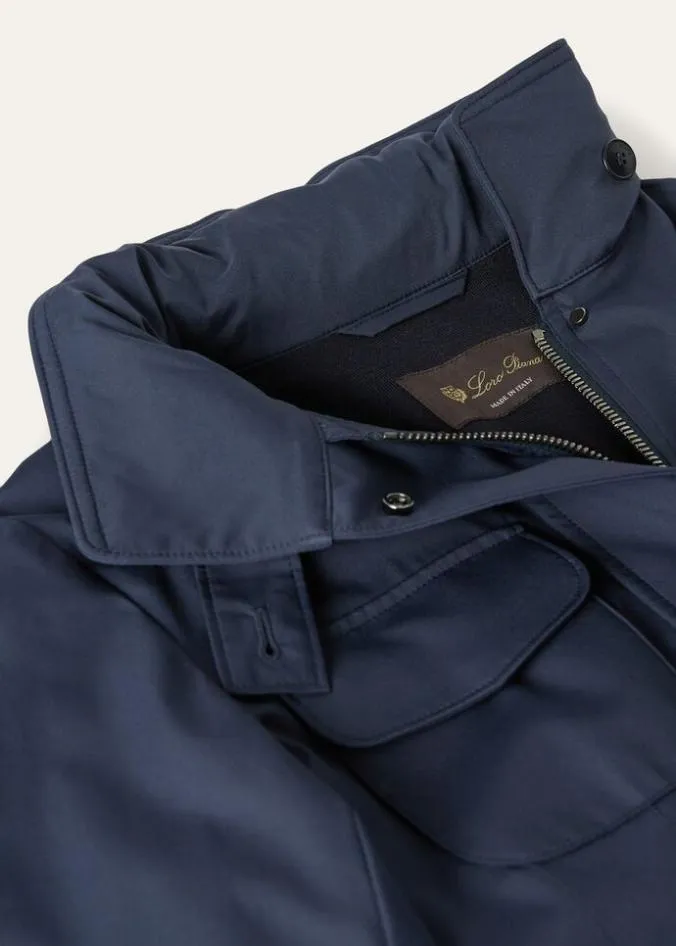 Loro Piana Outerwear Windmate Traveller Jacket Dark Lichen Green 8211 Woman