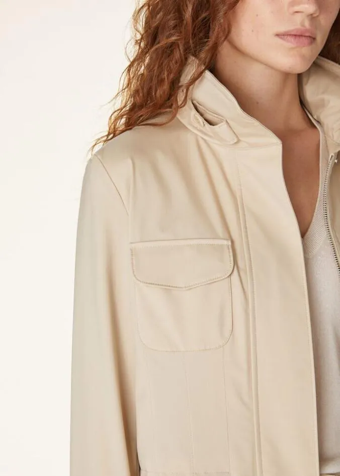 Loro Piana Outerwear Windmate Traveller Jacket Dark Lichen Green 8211 Woman