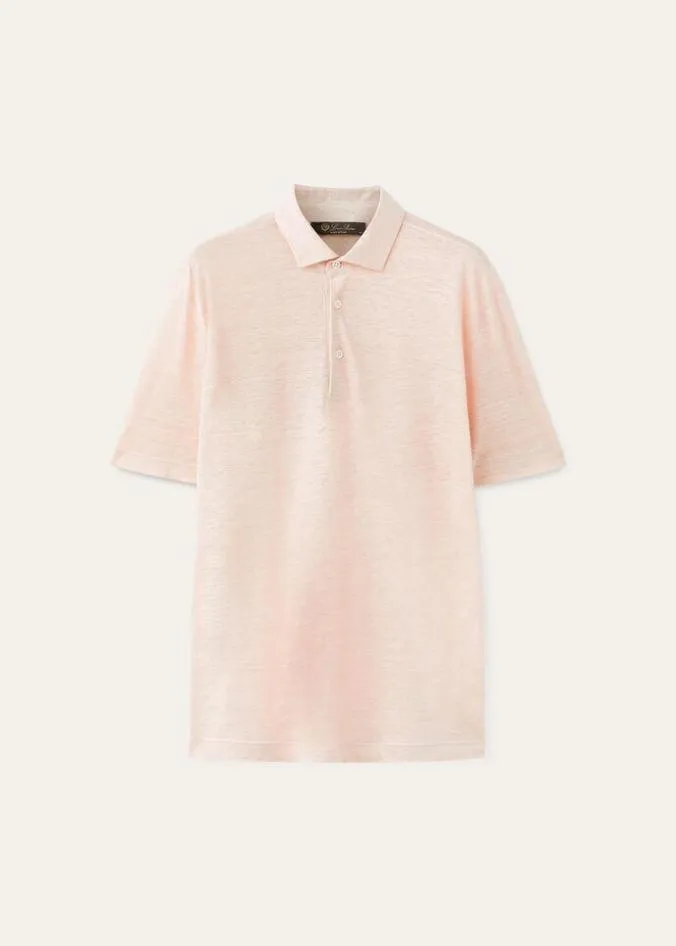 Loro Piana Polo And TShirts Polo Shirt Light Baby Rose 8211 Man