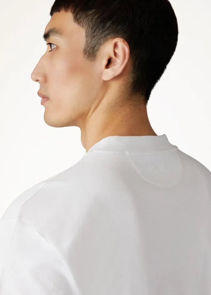 Loro Piana Polo And TShirts TShirt Optical White 8211 Man