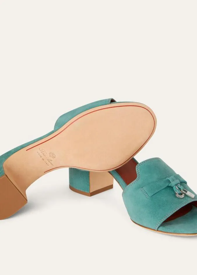 Loro Piana Pumps Summer Charms Sandal Sap Green 8211 Woman