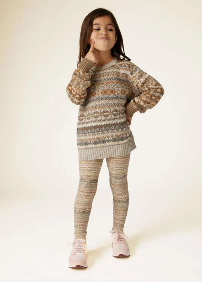 Loro Piana Ready To Wear Broome Kid039s Leggings Fancy Natural Color 8211 Kids