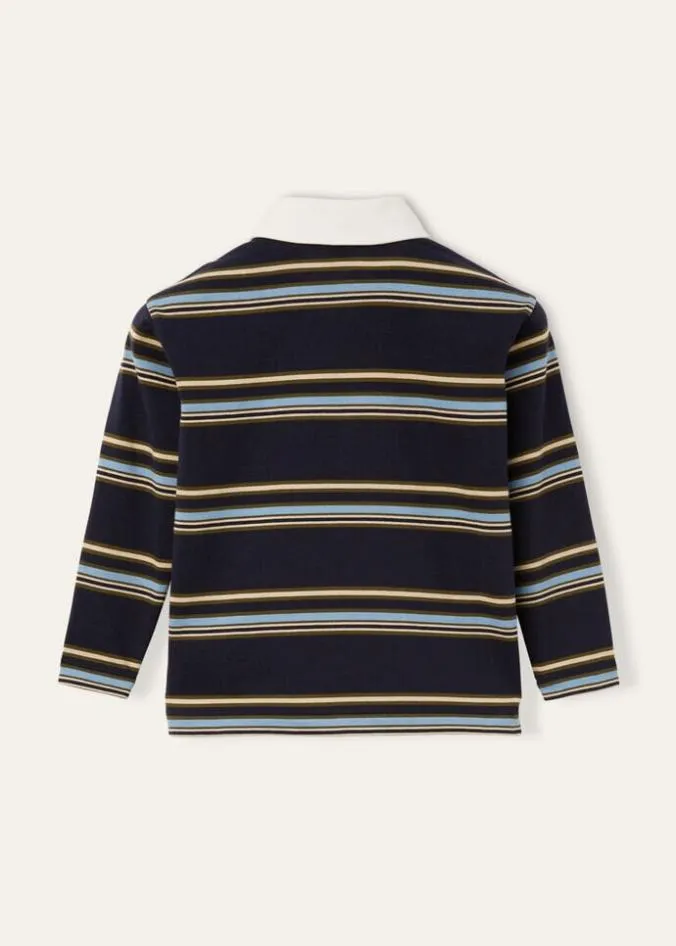 Loro Piana Ready To Wear College Polo Shirt Bluemorning Skydried Shiso 8211 Kids