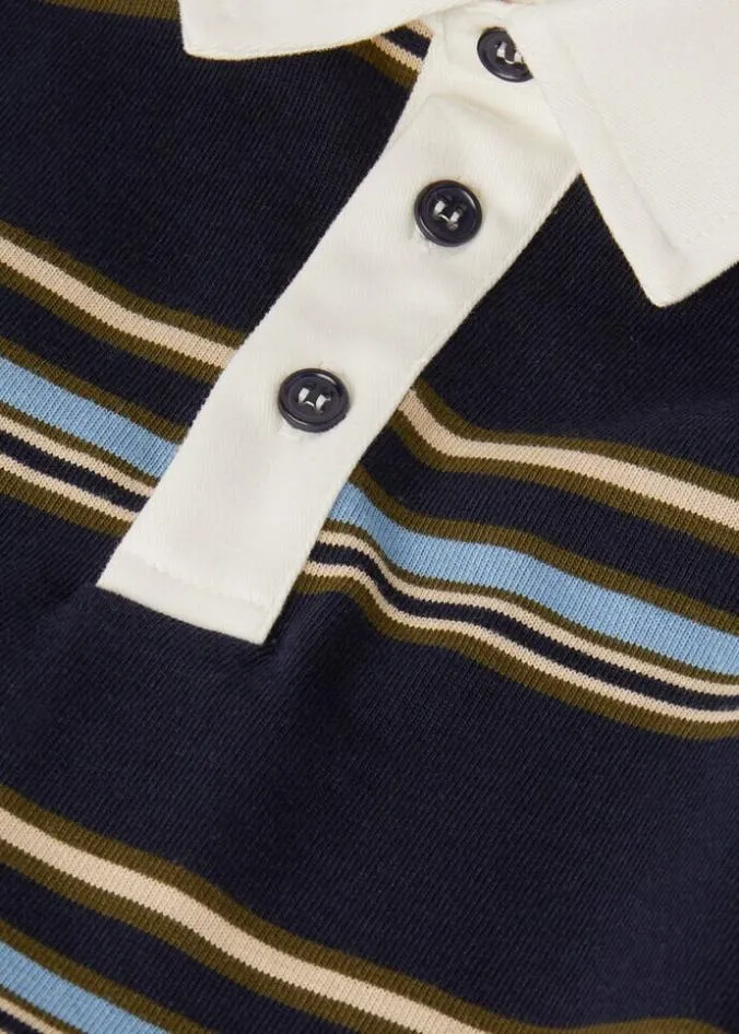Loro Piana Ready To Wear College Polo Shirt Bluemorning Skydried Shiso 8211 Kids