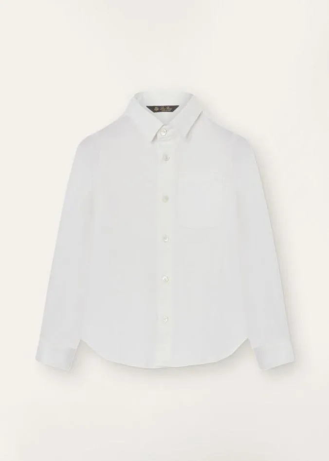 Loro Piana Ready To Wear Marvellous Shirt White 8211 Kids