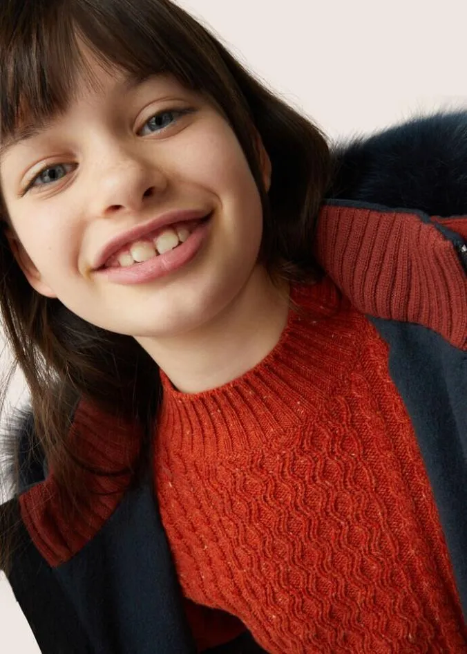 Loro Piana Ready To Wear Norman Kid Jacket Ocean Depths Melange 8211 Kids