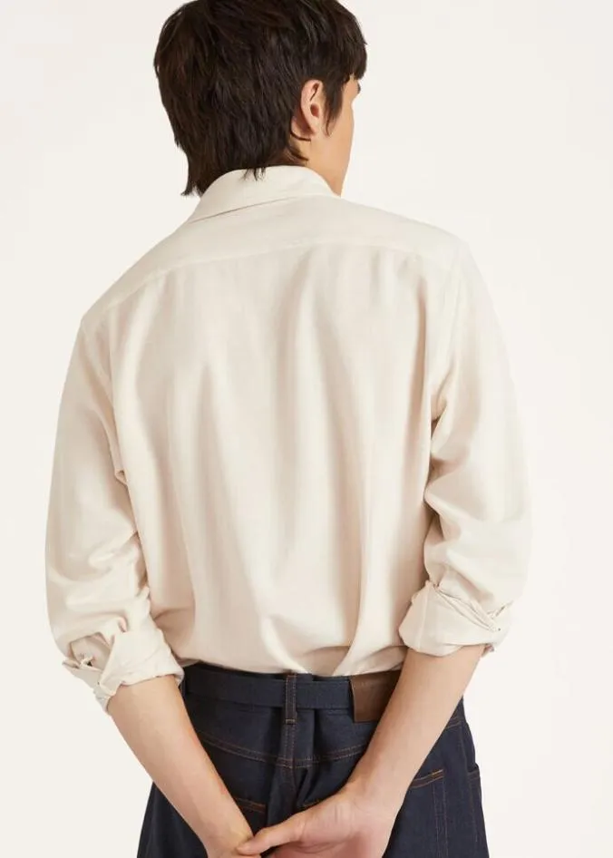 Loro Piana Shirts Andrew Shirt Putty 8211 Man