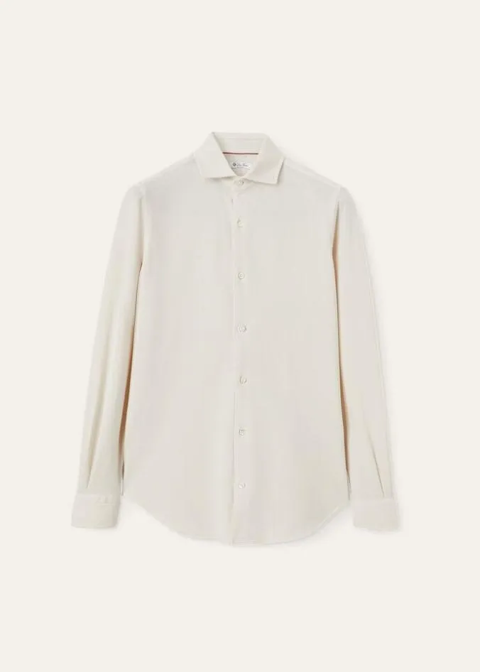 Loro Piana Shirts Andrew Shirt Putty 8211 Man