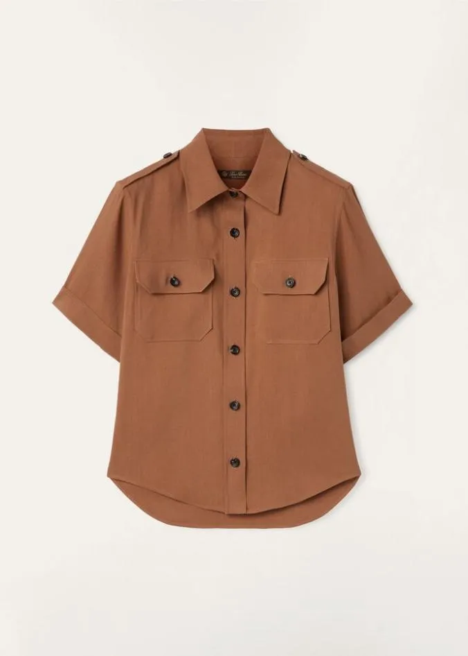 Loro Piana Shirts Annalisa Shirt Flax Seed 8211 Woman