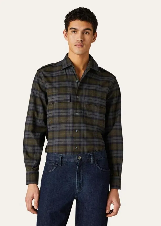 Loro Piana Shirts Caral Shirt Multicolor 8211 Man