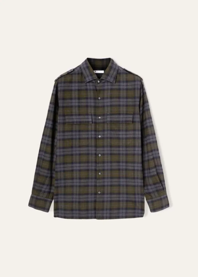 Loro Piana Shirts Caral Shirt Multicolor 8211 Man
