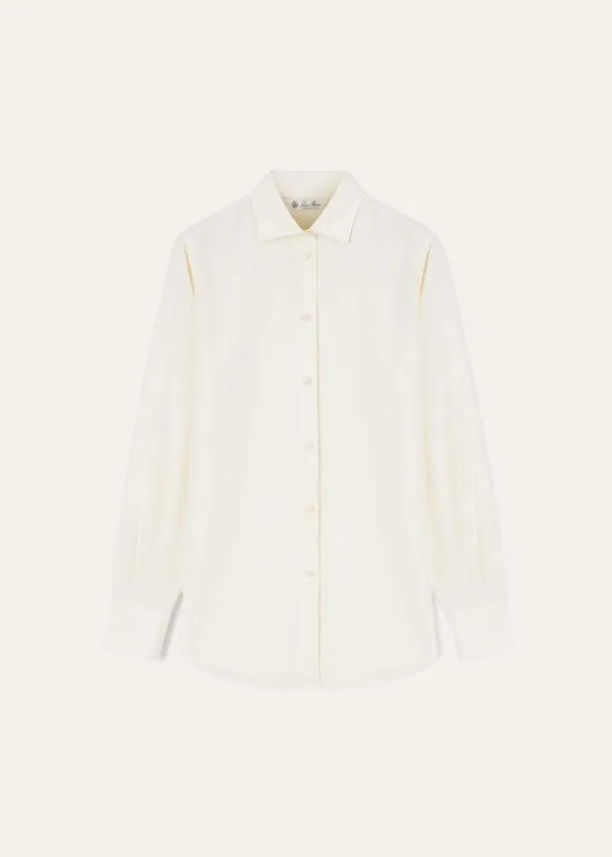 Loro Piana Shirts Kara Shirt White 8211 Woman