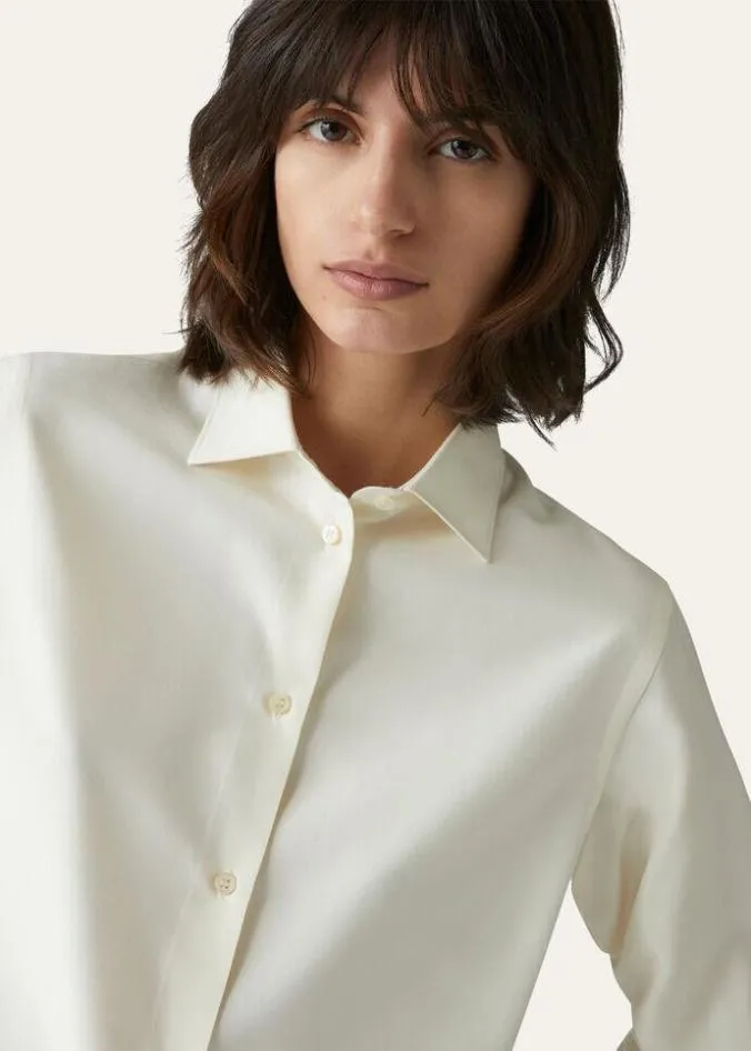 Loro Piana Shirts Kara Shirt White 8211 Woman
