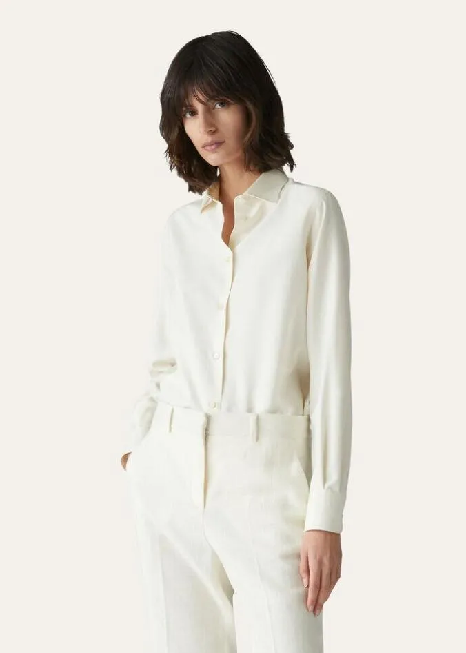 Loro Piana Shirts Kara Shirt White 8211 Woman