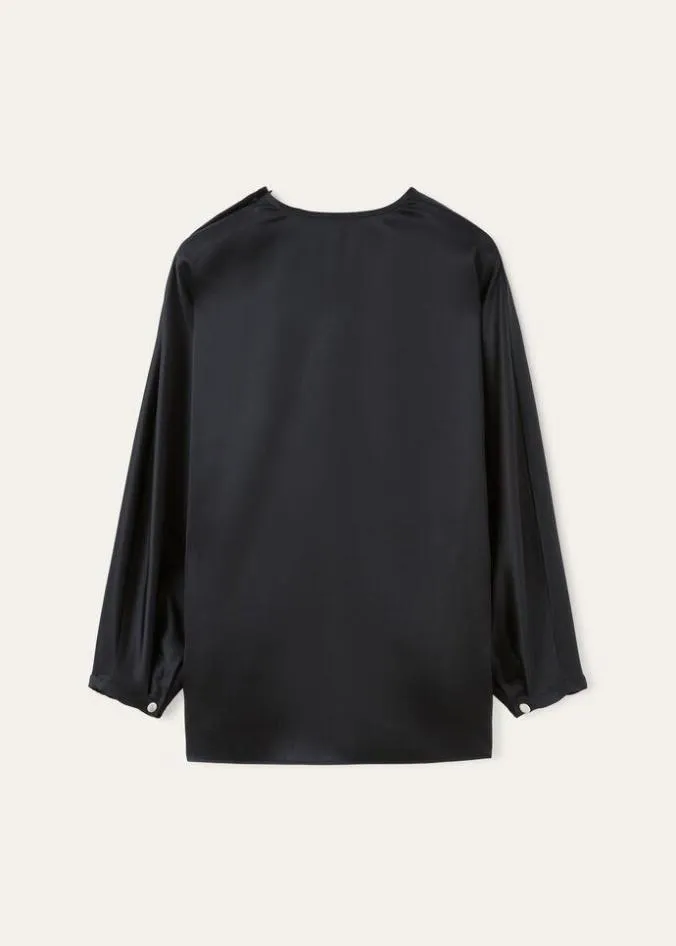 Loro Piana Shirts Valery Blouse Black 8211 Woman
