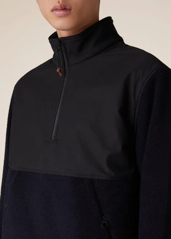 Loro Piana Ski Capsule Meribel Pullover Blue Navyblack 8211 Man