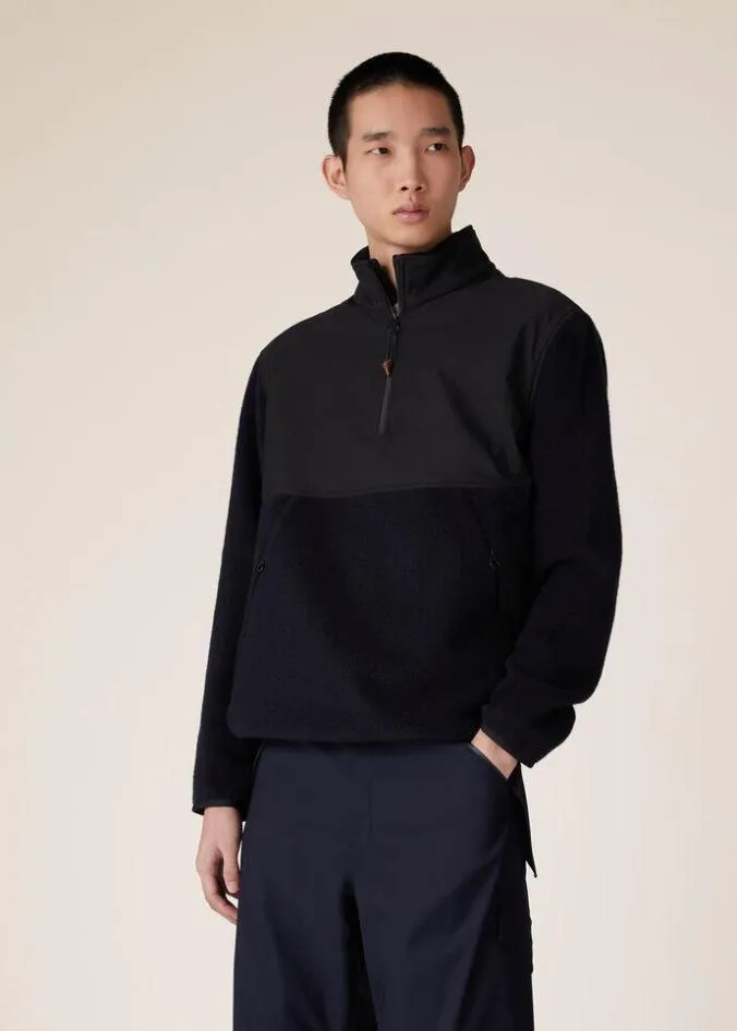 Loro Piana Ski Capsule Meribel Pullover Blue Navyblack 8211 Man