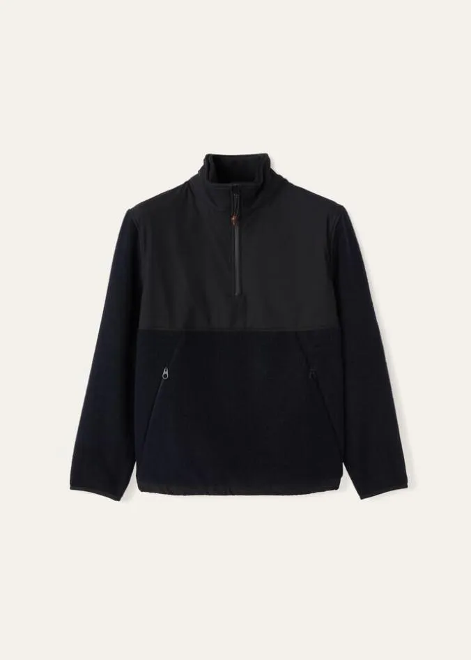 Loro Piana Ski Capsule Meribel Pullover Blue Navyblack 8211 Man