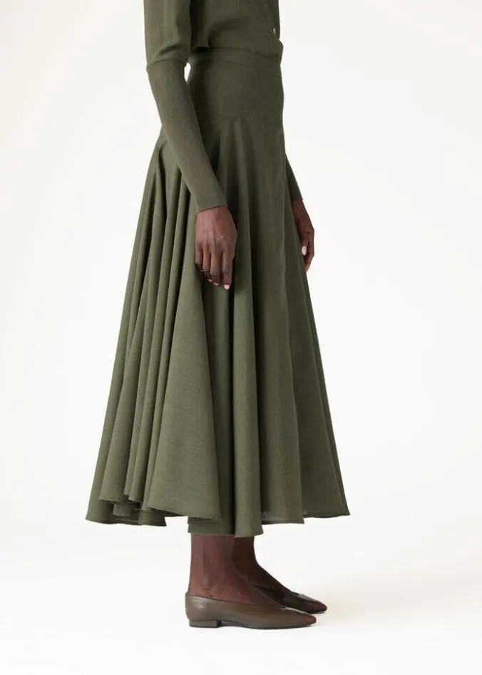 Loro Piana Skirts Flavia Skirt Sencha Green 8211 Woman