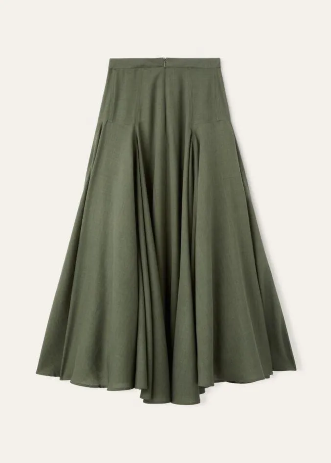Loro Piana Skirts Flavia Skirt Sencha Green 8211 Woman