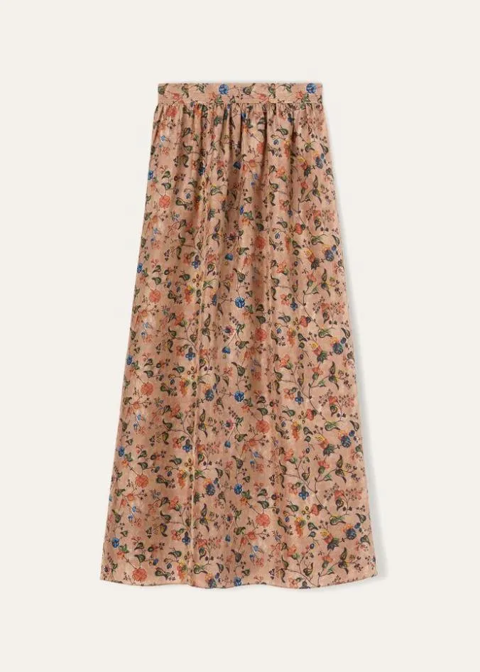 Loro Piana Skirts Isabel Skirt Lake Titicacaforest Leaves 8211 Woman
