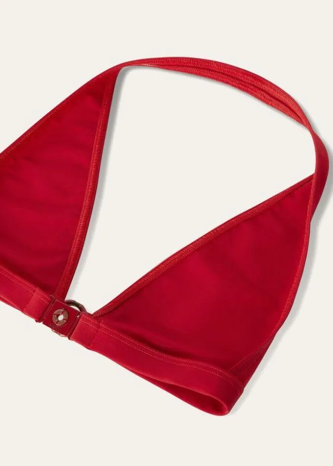 Loro Piana Swimwear Ring Marine Triangle Bikini Buoy Red 8211 Woman