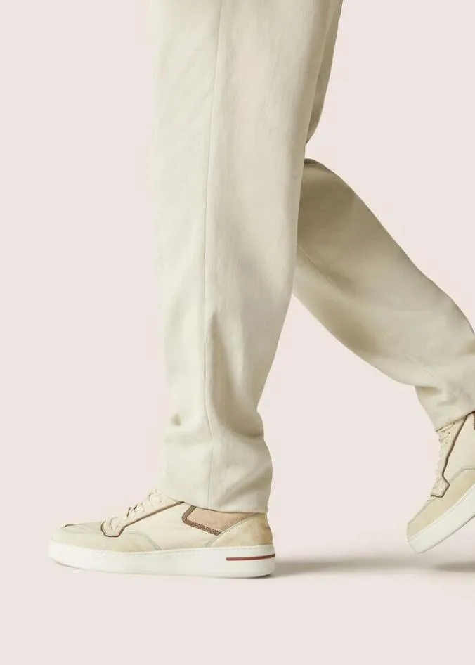 Loro Piana Trousers 038 Bermudas City Two Pinces Pants Ivory 8211 Man