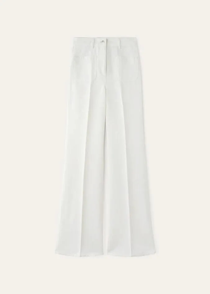 Loro Piana Trousers 038 Bermudas Danbeth Pants White 8211 Woman