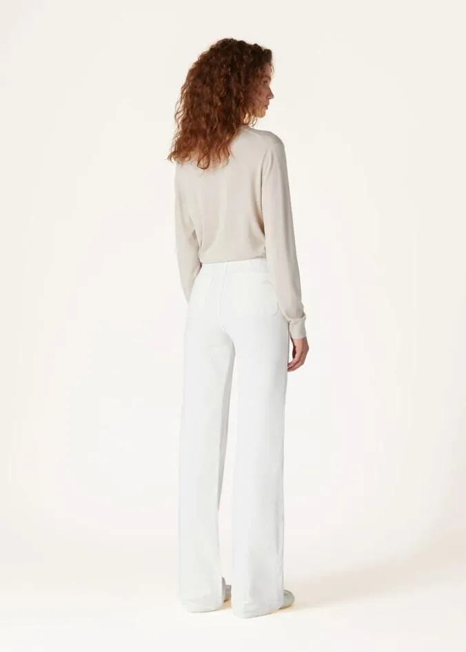 Loro Piana Trousers 038 Bermudas Danbeth Pants White 8211 Woman
