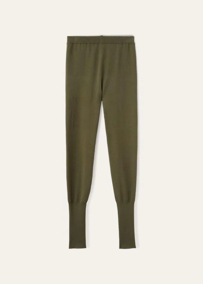 Loro Piana Trousers 038 Bermudas Dream Leggings Woodland Green 8211 Woman