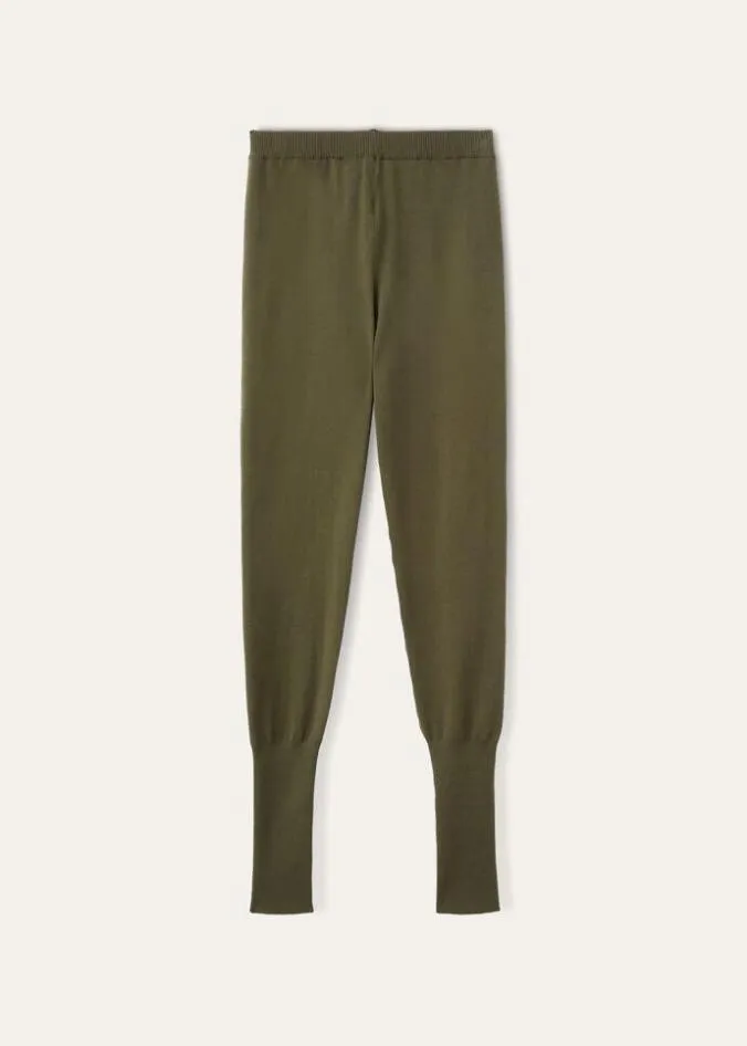 Loro Piana Trousers 038 Bermudas Dream Leggings Woodland Green 8211 Woman