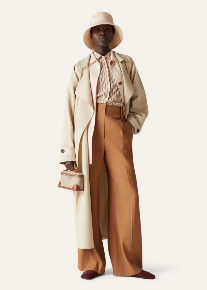 Loro Piana Trousers 038 Bermudas Fabian Pants Flax Seed 8211 Woman