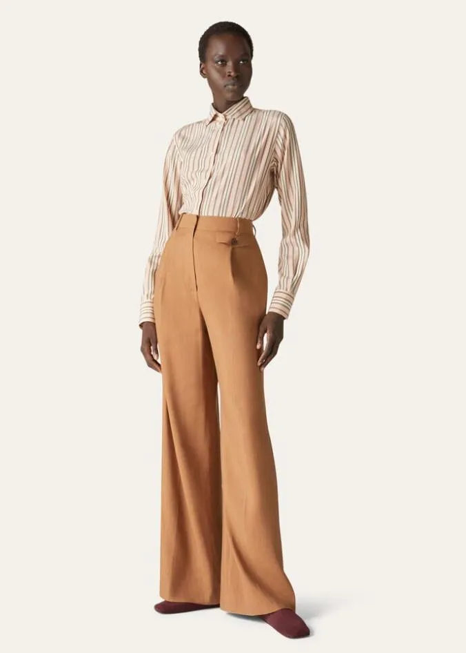 Loro Piana Trousers 038 Bermudas Fabian Pants Flax Seed 8211 Woman