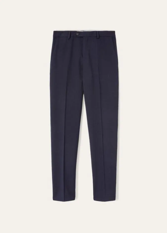 Loro Piana Trousers 038 Bermudas Pantaflat Slim Pants Navy Blue 8211 Man