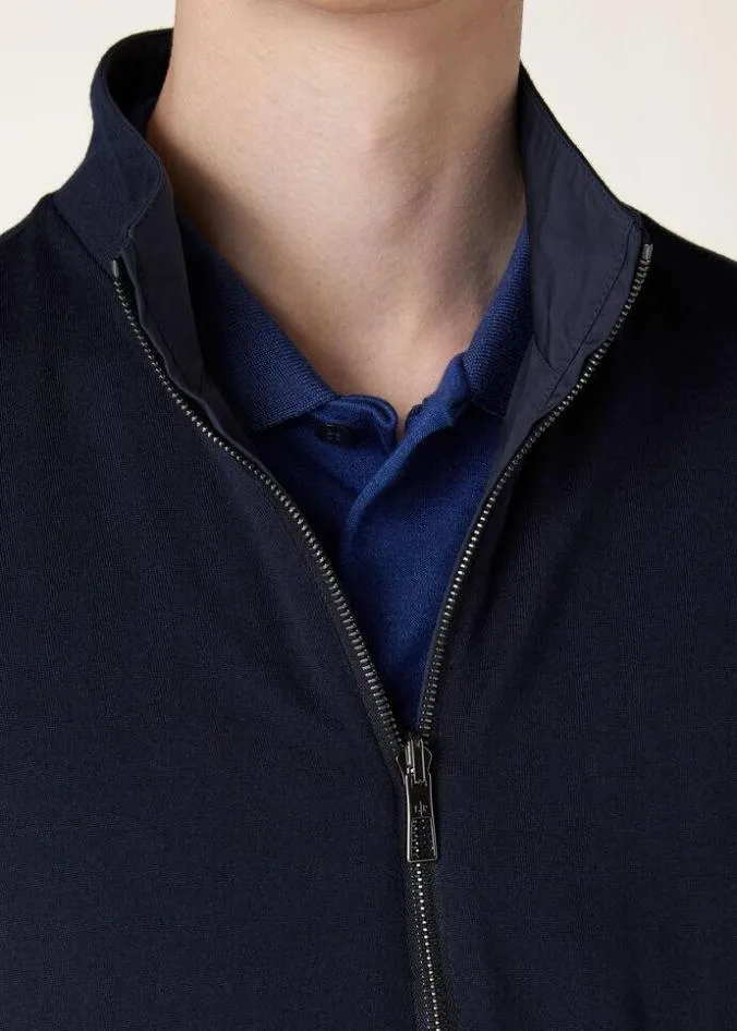 Loro Piana Vests Loro Piana Vest Navy Ocean Waveblue Navy 8211 Man