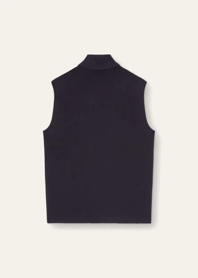 Loro Piana Vests Tunari Vest Navy Blue 8211 Man