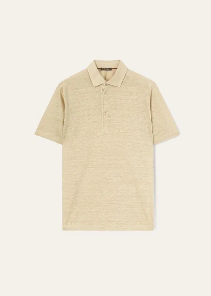 Loro Piana Winter Sun Polo Shirt Light Baby Rose 8211 Man