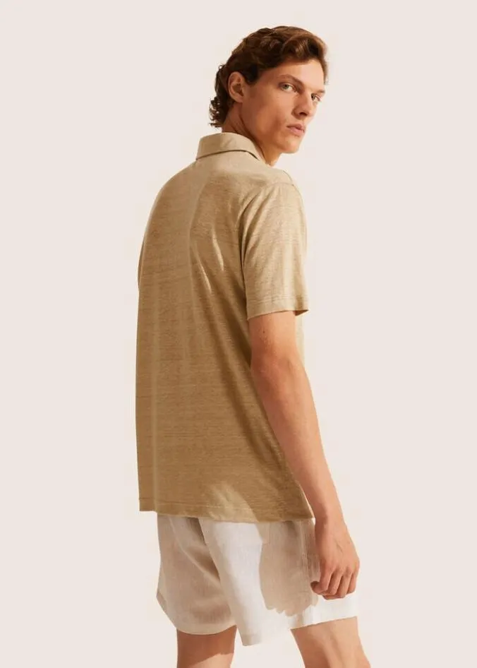 Loro Piana Winter Sun Polo Shirt Light Baby Rose 8211 Man