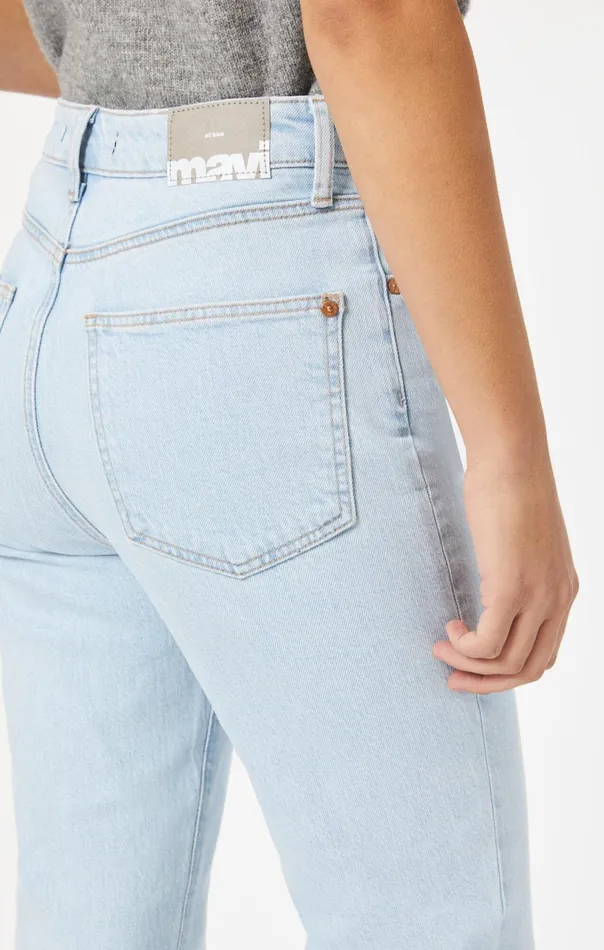 Los Angeles Flare In Bleached Recycled Blue Women Mavi Jeans Denim