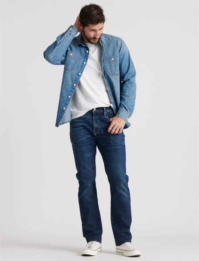 Lucky Brand 223 Straight Advanced Stretch Jean Rhone Men Jeans
