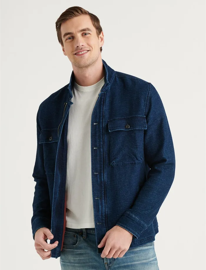 Lucky Brand Jackets and Outerwear Men Indigo Zip Jacket Indigo