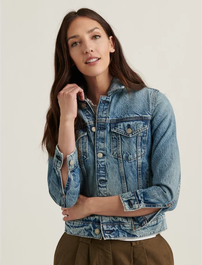 Lucky Brand Jackets and Outerwear Women Weekend Denim Trucker Milo