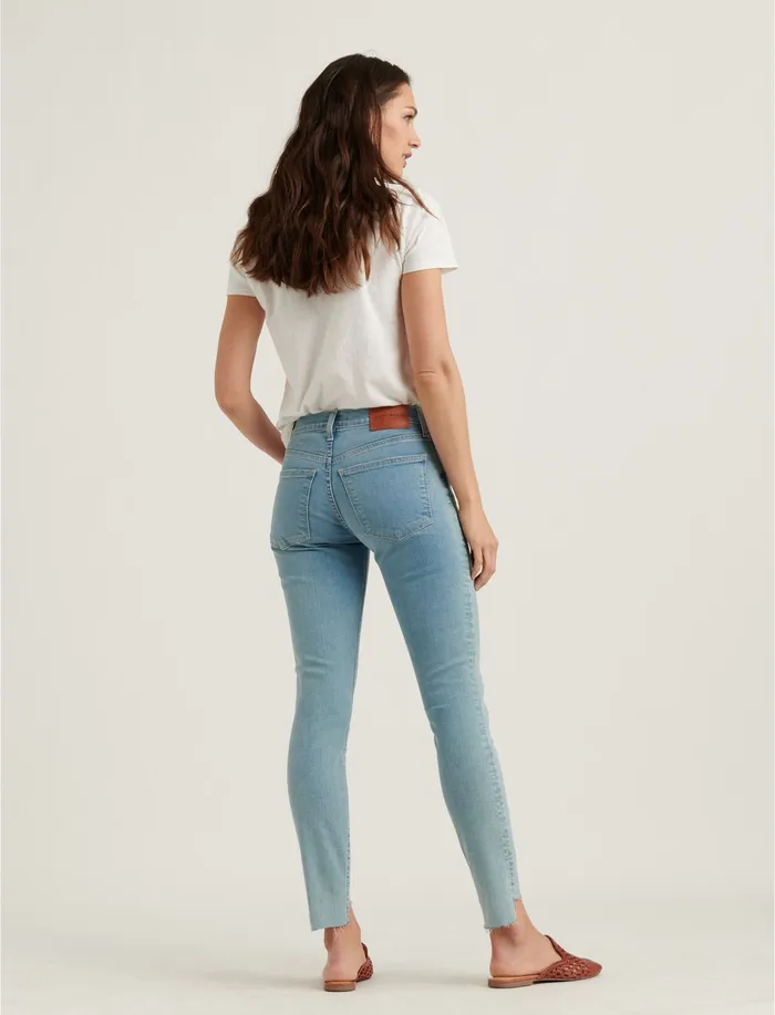 Lucky Brand Jeans Women Mid Rise Ava Crop Skinny Jean Accord Dest Step