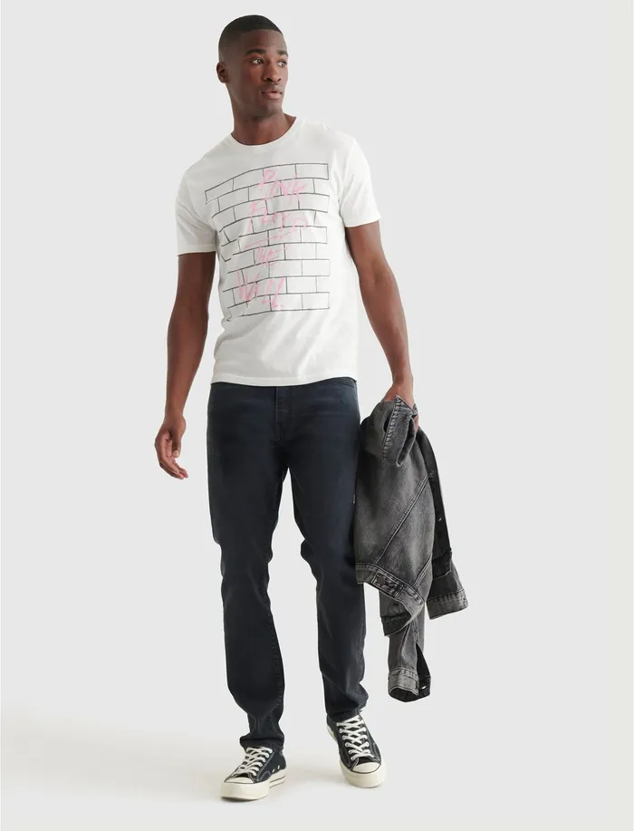 Lucky Brand Pink Floyd Tee Bright White Men Graphic Tees Lucky Brand Pink Floyd Tee Bright White Men Graphic Tees