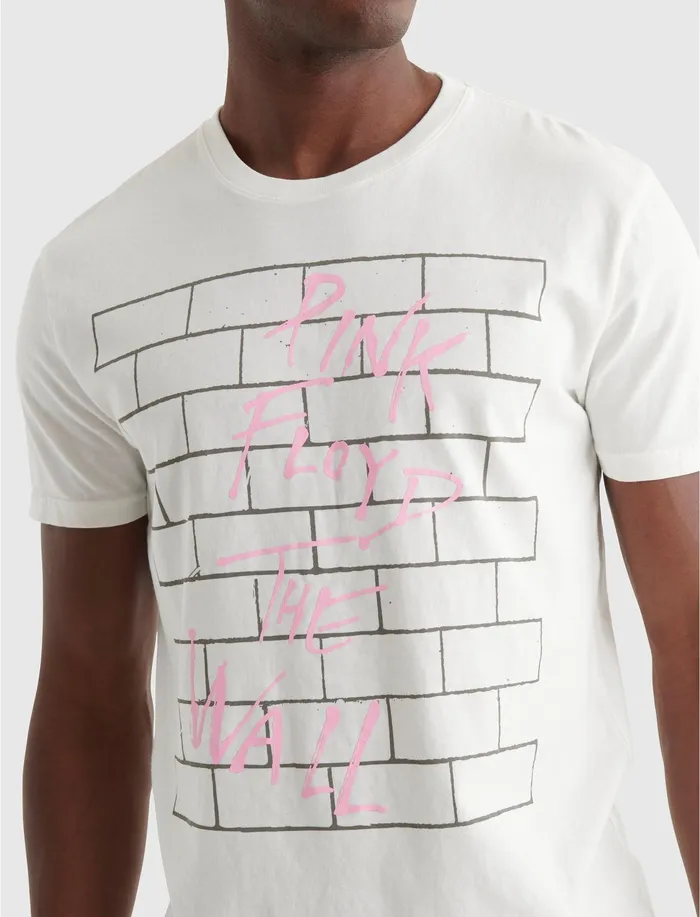 Lucky Brand Pink Floyd Tee Bright White Men Graphic Tees Lucky Brand Pink Floyd Tee Bright White Men Graphic Tees