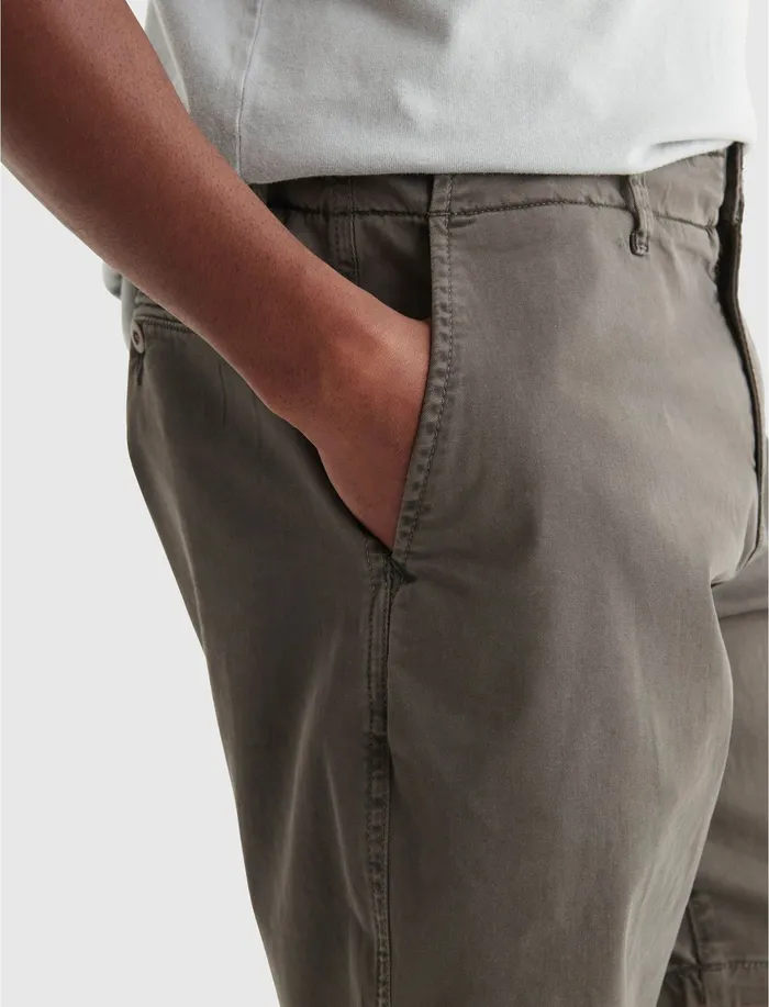 Lucky Brand Stretch Flat Front Short Moonbeam Men Shorts