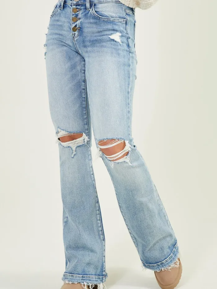 Lucy Flare Jeans Mediumlightwash Women Altar039d State Jeans