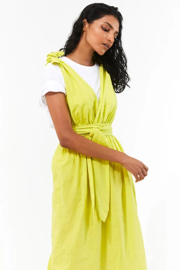 Mara Hoffman Dresses Women Calypso Dress Neon Green