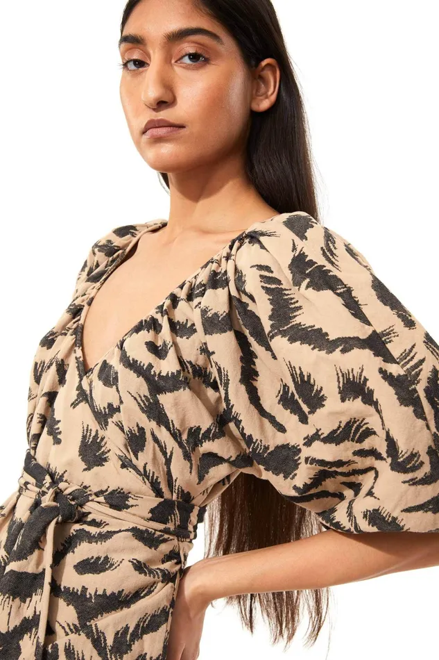 Mara Hoffman Dresses Women Coletta Dress Black and Brown Mara Hoffman Dresses Women Coletta Dress Black and Brown